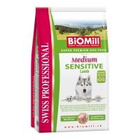 BIOMILL - Croquettes Chien Adulte Medium Sensible 12 kg à l'agneau