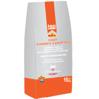 Croquettes Chat Viande et carottes 15 kg