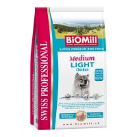 BIOMILL - Croquettes Chien Adulte Medium Light 12 kg 