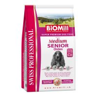 BIOMILL - Croquettes Chien Adulte Medium Senior 12 kg