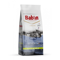 Croquettes naturelles Française pour Chat Bab'in SENIOR 2 kg