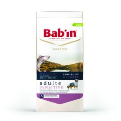 Croquettes naturelles Françaises pour chien ADULTE SENSIBLE AU SAUMON 3 KG