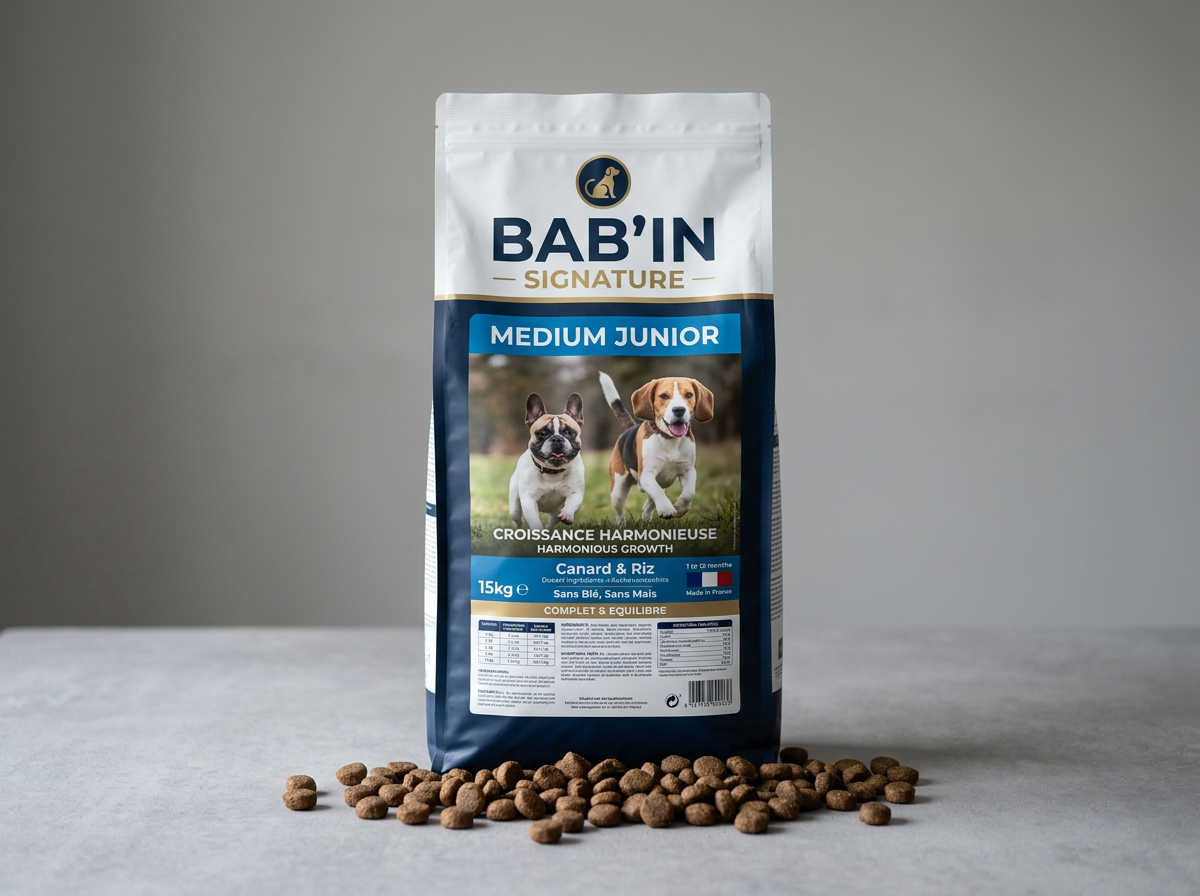 Page: Croquettes naturelles Françaises BAB'in pour chien MINI SENIOR 3 KG - L'Ami Croquettes. Slot: 